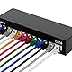 FGB CAT 6 Patchpanel Verteilerfeld 12 Port und 12X Geschirmt RJ45 Buchse - Tisch/Wandmontage/Desktop - STP (geschirmt) - LSA Verteilerfeld