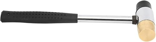 Martillo de plástico para guitarra, martillo de goma y latón de doble cabeza, accesorios para instrumentos musicales para guitarrista, bajo,