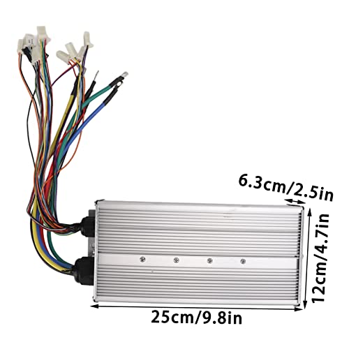 Motor de scooter elétrico de 72V 3000 W, kit de motor CC sem escova de 6500 RPM com controlador, mot