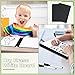 Motiskyy 24 PCS Portable Small Dry Erase Notebook 9.5 x 6.7 Inch Back to School Whiteboard Notebook With Markers Reusable Small White Board Double Sided Dry Erase Notepad For Student Desk Study(Black)