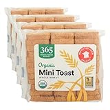 365 by Whole Foods Market, Organic Whole Wheat Mini Toast, Vegan...