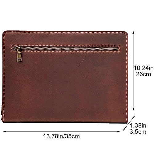 Tablet folio folder en cuir porte-document et poches de cartes - 8