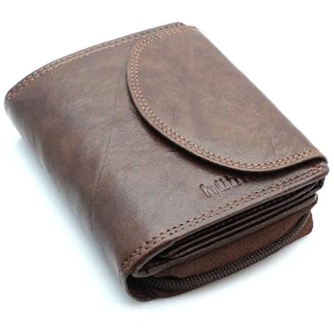 RFID Geldbörse Damen Portemonnaie Echt Leder Frauen Geldbeutel Portmonee Brieftasche 040 Cover