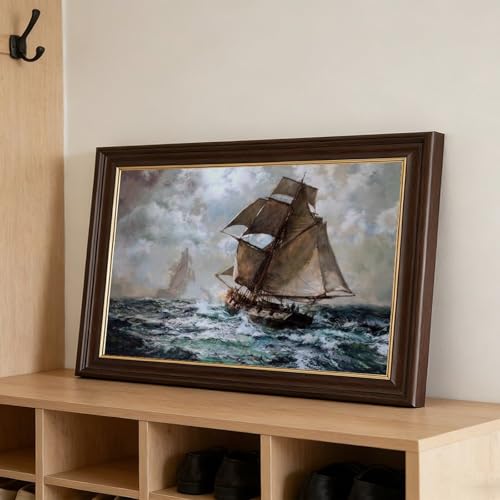 Tableau cadre Night Suspect Montague Dawson pour habiller un mur vide - 3