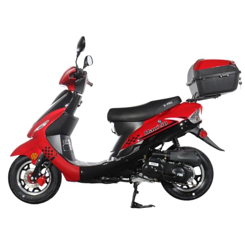 X-PRO 50 Gas Moped Red