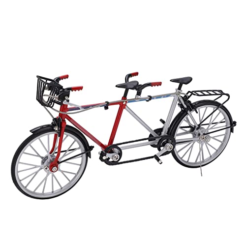 Syrisora Modelo de Bicicleta, Kit de Modelo de Bicicleta en Miniatura de Metal a Escala 1/10 con Piezas Desmontables para Adultos, Decoración de Escritorio Coleccionable, Regalo d