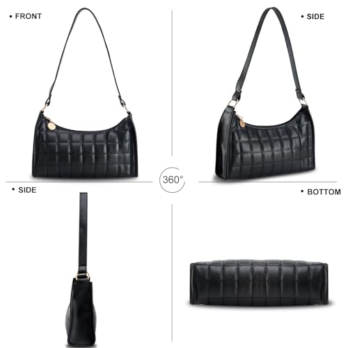 Small Shoulder Bag for Women Purses Quilt Pattern Clutch Purse Vegan Leather Little Purse Cute Mini Handbag Tote Purse2