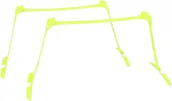 Barreiras de velocidade, 2 peças de auxílio de treinamento de velocidade de futebol de futebol com agilidade ajustável obstáculos ajustáveis, ultraduráveis, treinamento de velocidade para todos os fins, agilidade e obstáculos pliométricos