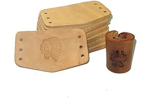 Vegetable Tanned Leather Neckerchief Slide (Woggle): Your Perfect Wild Rag Buddy