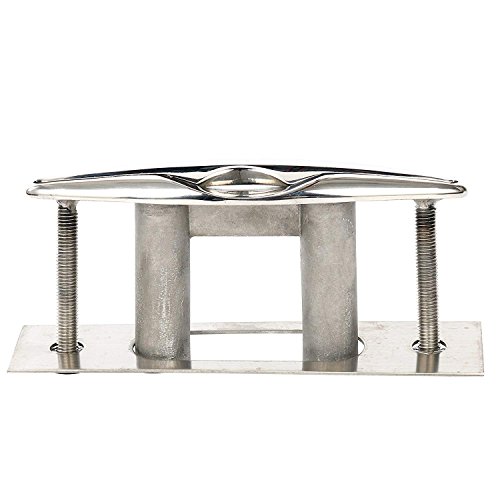 image for Amarine Made Pair of Boat Marine Stainless Steel 316 Pull up Cleat Flu