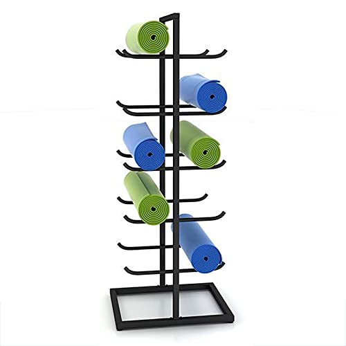 Étagère de rangement tapis de yoga et rouleau en mousse contre le désordre