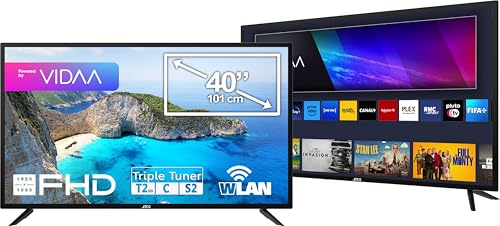 JTC 40' (40 Zoll / 101 cm) Full HD Smart TV/Fernseher JTCS40F39401SL, VIDAA, Triple Tuner