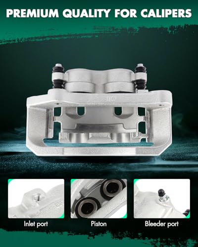 Image of SCITOO Front Right Brake Caliper With Bracket 18-B4890 Compatible For Dodge Ram 1500 2006-2008 For Dodge Ram 2500 2003-2008 For Dodge Ram 3500 2003-2008