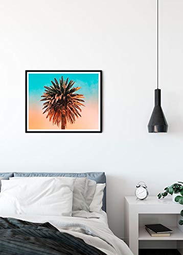 Komar Poster Mural Palmier 70x50 Cm - Décoration Chambre, Salon - Impression Photo Qualité Musée