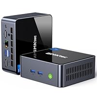 GMKtec Mini PC Intel Core i7-1185G7 (Turbo 4.8 GHz) 16GB DDR4 512GB SSD M2 Pro S Desktop Mini Computers WiFi 6, USB4.0, BT 5.2, DP, HDMI, RJ45 2.5G