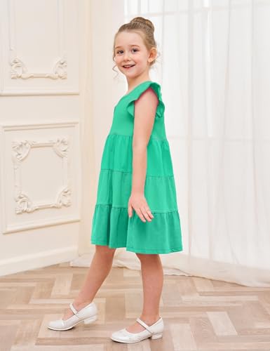 image for Bumeex Older Girls Dress Kids Summer Spring St. Patrick’s Day Outfit