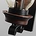 LightInTheBox Rustic Wall Sconce Vintage Farmhouse Wall Light Fixtures Industrial Glass Wall Lamp for Cabin Bedroom Living Room Hallway Fireplace (2PCS)