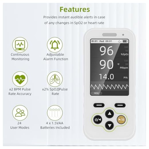 Children's Handheld Pulse Oximeter Monitor