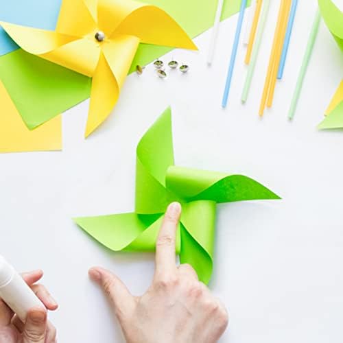 100 Sheets A4 Origami Paper, Double Sided Handmade Paper in 10 Colors, 100GSM Handmade Origami for Arts and Crafts Projects