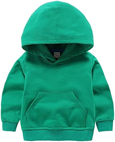 ZJXC Baby Toddler Kid Boy Girl Solid Casual Pocket Hoodie Sweatshirt Pullover