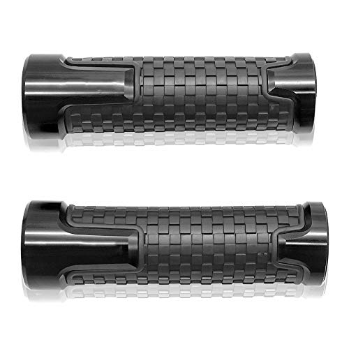 7/8" 22Mm Motorcycle Cnc Aluminum Powersports Handlebar Grips Fit For Ninja 250R 300R 250 650 1000Sx Zx6R Zx9R Zx10R Zx12R Zx14R Er6F Er6N (Black) #TOP3