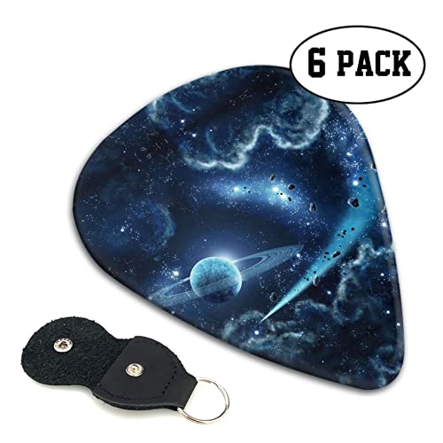 Moon Stars And Planets Lot de 6 médiators pour guitare acoustique, guitare électrique, basse, ukulélé – fins, moyens et… - Les Beatles, Paul McCartney, John Lennon, RIngo Starr, George Harrison Moon Stars And Planets Lot de 6 médiators pour guitare acoustique, guitare électrique, basse, ukulélé – fins, moyens et… – Image 3