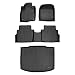 MAX LINER A0250/B0250/D0251 Black Floor Mat 2 Row Set and Cargo Liner Lower Deck Position (for Honda CR-V 2017)