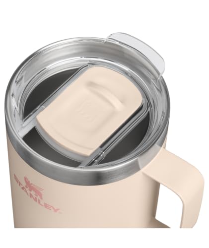 Image of STANLEY Everyday Camp Mug 24 oz | Drink Through Lid | Cup for Coffee, Tea and Drinks | Insulated Stainless Steel Coffee Mug | BPA-Free | Champagne