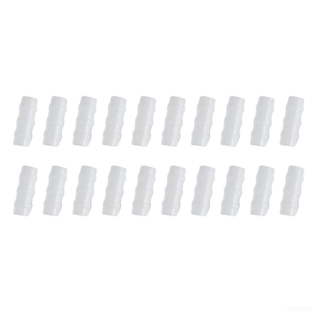 Accarugty 20 Pack Greenhouse Plastic Clamps For 19Mm To 33Mm Pipe, Heavy Duty Abs Film Clips For Tunnel Hoop Row Cover Netting(25mm)