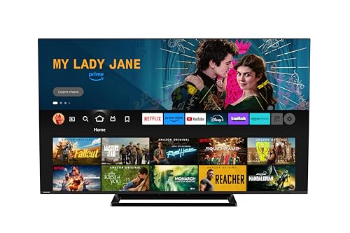 Toshiba Smart Fire TV 65 Pollici Ultra HD 65UF3F63DAR, TV 4K 65 Pollici con Alexa Integrata, Televisore LED Compatibile con Alexa, DVB-T2, Tecnologia LED, Dolby Vision, HDMI 2.1, Dolby Atmos