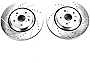 Power Stop JBR1736XPR Drilled and Slotted Front Brake Rotor Pair