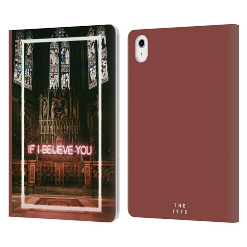 Funda de cuero para iPad Air 2022 The 1975 estilo libro con soporte plegable