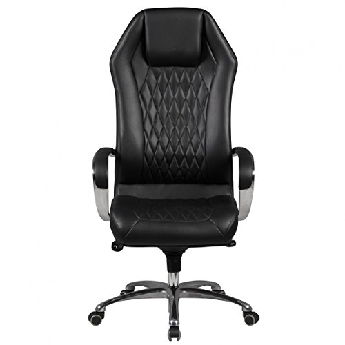 Chefsessel FineBuy Monterey aus Echtleder mit ergonomischer Rückenlehne