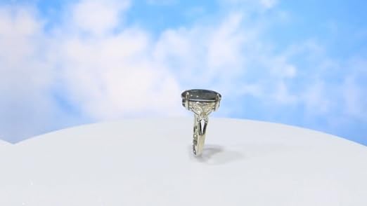 Limited Edition Borderless Opalescent Oval Stone Mood Ring
