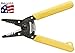 IDEAL Electrical 45-120 T-5 T-Stripper - 10-20 AWG, Yellow Wire Stripper with Looping Holes, Plier Nose, Spring Loaded Automatic Opening,Black
