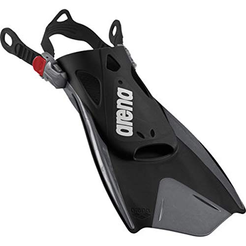 Arena Nadadeira Fitness Fin, Tam S, Preto/ Prata