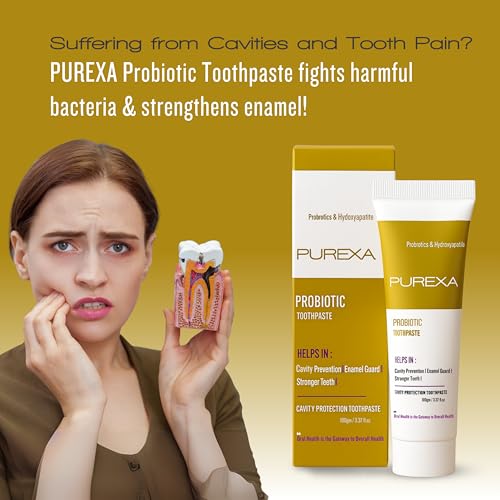 Image of Probiotic Toothpaste Pack of 2 | Dual Oral Microbiome Support | Good Bacteria Formula for Fresh Breath | Reduces Plaque & Harmful Germs | Strengthens Gums & Enamel Daily