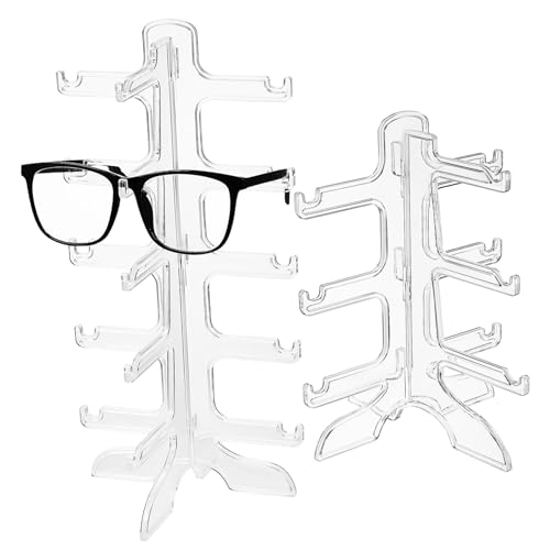 Ciieeo Glasses Display Stand Stylish Eyeglass Holders Modern Eye Glasses Organizers