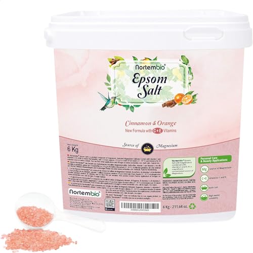 Nortembio Sali di Epsom 100% Fragranza Cannella e...