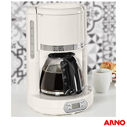 Cafeteira Arno Soleil Marfim para Café em Pó - SFCM