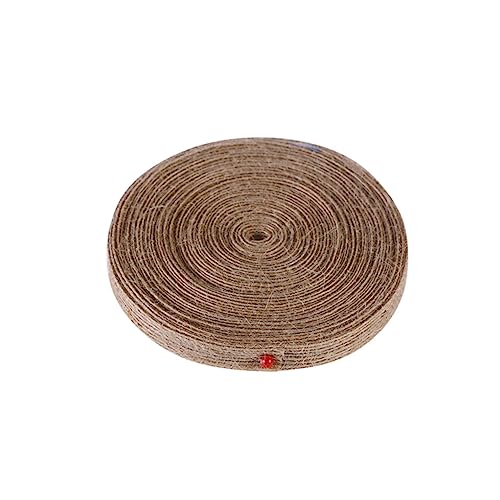 SEWOART correas de yute accesorios manualidades cuerda decor cordino rope adorno cinta hilo de cincha hilo de yute soga de navidad de navidad Brown