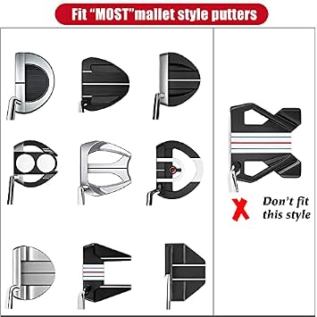 USA Mallet Putter Cover Headcover Magnetic Golf Head Covers Headcovers Club Protective Equipment for Scotty Cameron Odyssey Two Ball Taylormade Durable | Club Protective Equipment for Scotty Cameron Odyssey Two Ball Durable