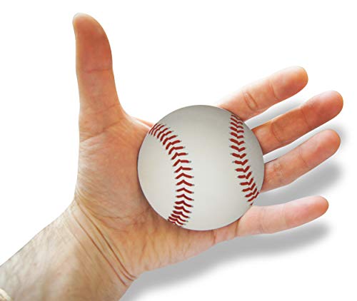 Set de 12 imanes decorativos de béisbol redondos miniatura 4