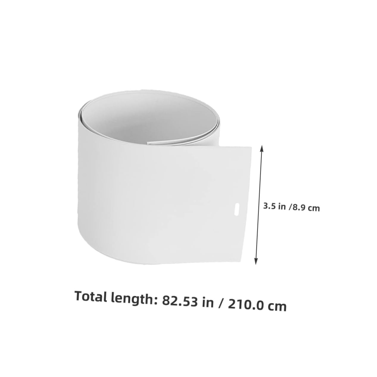 RORPOIR Elegant Sliding Glass Door Blinds 4pcs PVC Vertical Blind Replacement Slats