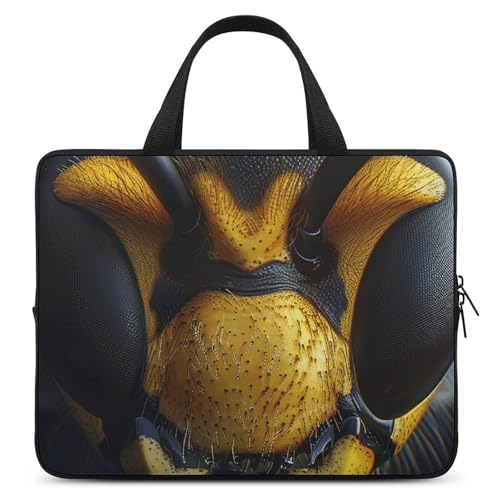 Sac à bandoulière ordinateur portable guêpe noire anti-choc pour actif