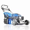 Hyundai 19"/48cm 139cc Self-propelled Petrol Roller Lawnmower, 5 Adjustable Cutting Heights, 70l Grass Collector Bag, Foldable Handles, 3 Year Warranty