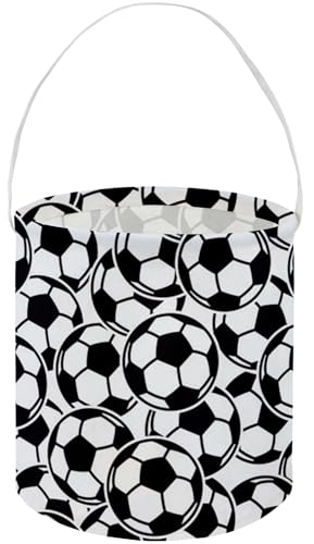 Image of Essme Kids Basket For Soccer Decor, Boys Baskets, Easter Gifts For Girls And Boys, Easter Basket Empty (Soccer)