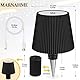 Flaschenlampe Aufsatz LED Aufladbar, 3 Einstellbare Farbtemperaturmodi, Touch Flaschen-Lampe, Schutzart IP54, Kabelloses USB Aufladbar Tischlampen, für Restaurant, Schlafzimmer, Garten, Bar.(Schwarz)