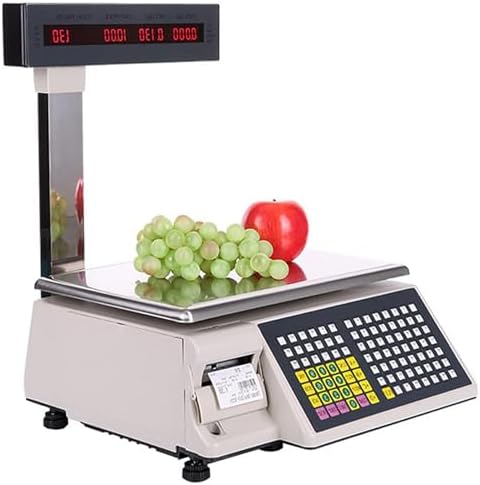 Commercial Digital Counting Scale with Double-Sided Display for Accurate Price Computing, Ideal Supermarkets and Retail Stores