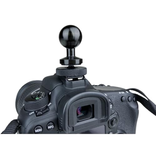 Image of Kupo Super Knuckle Ball with Cold Shoe Adapter for Mounting Lighting, Video, and Audio Accessories onto Cameras Using the Super Knuckle System (KG025211)